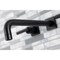 Kingston Brass KS6020CML Wall Mount Tub Faucet, Matte Black KS6020CML - alternate 3
